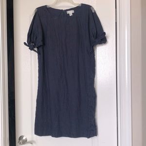 Neiman Marcus Navy Blue Shift Dress